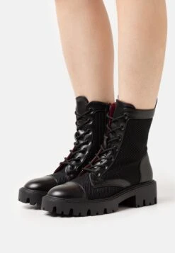 Even&Odd Botines Con Plataforma - Black