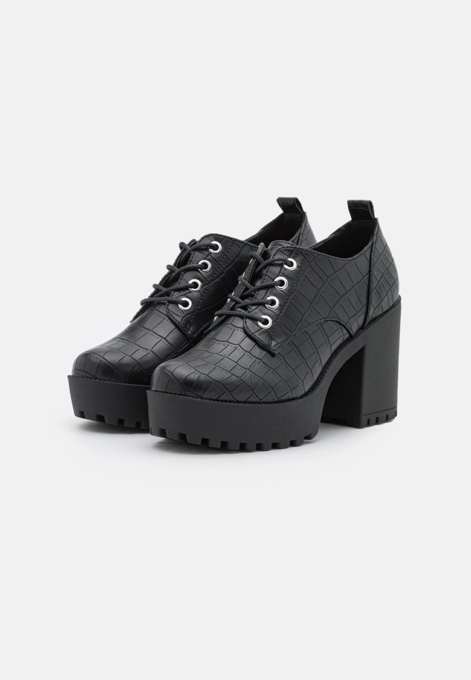 Even&Odd Zapatos De Salón Con Cordones - Black - Imagen 3