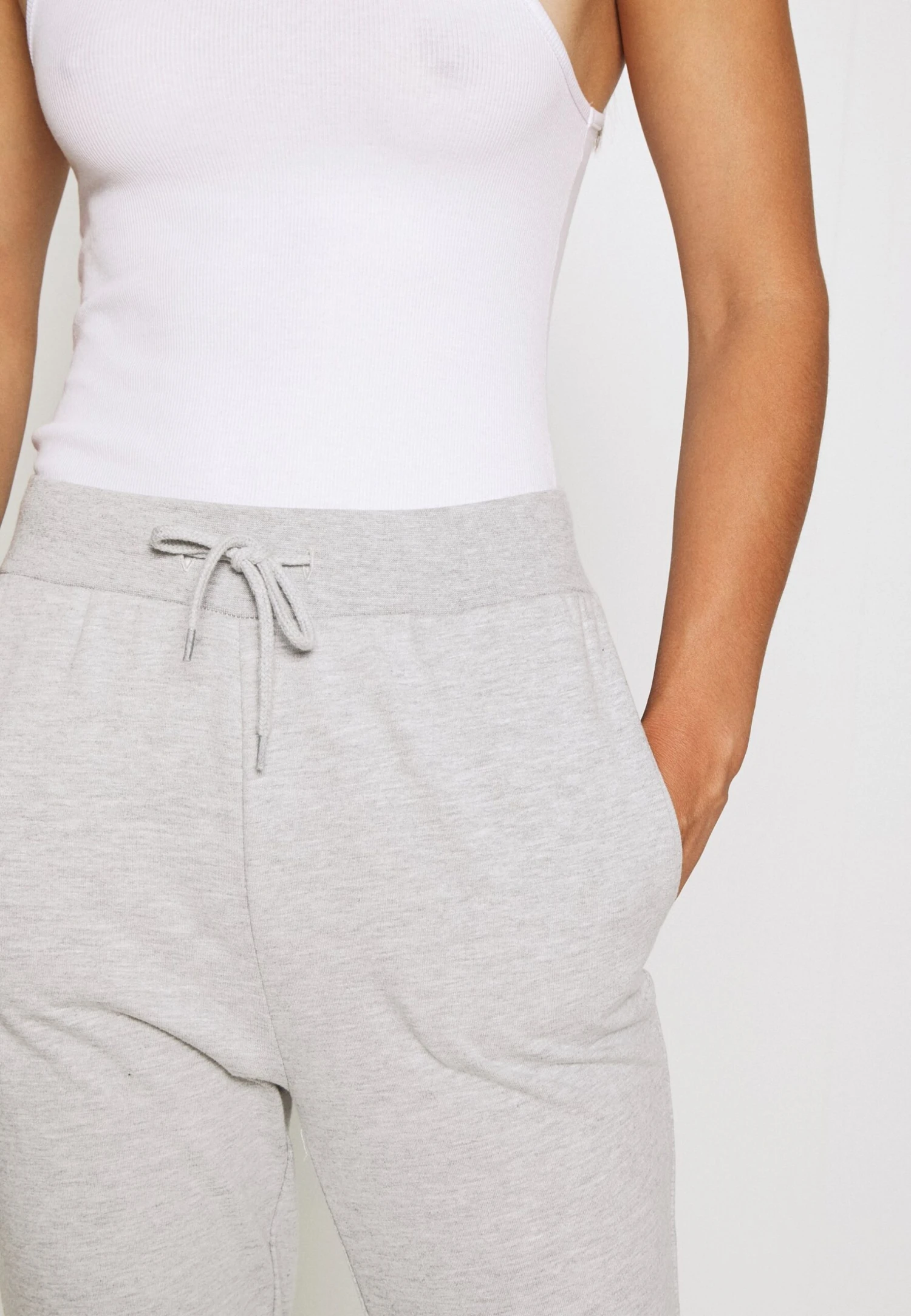 Even&Odd 2Er Pack - Slim Fit Joggers - Pantalones Deportivos - Mottled Light Grey/Black - Imagen 6
