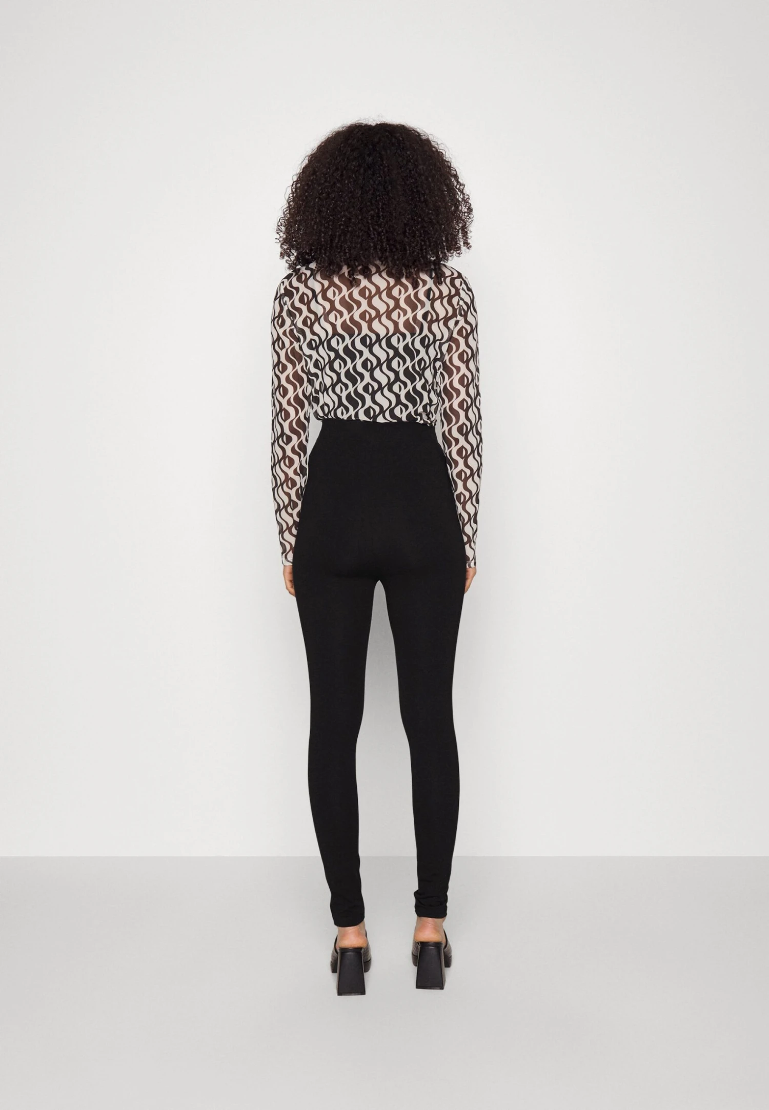 2 Pack - Leggings - Black/Mottled Dark Grey - Imagen 3