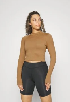 Camiseta De Manga Larga - Light Brown