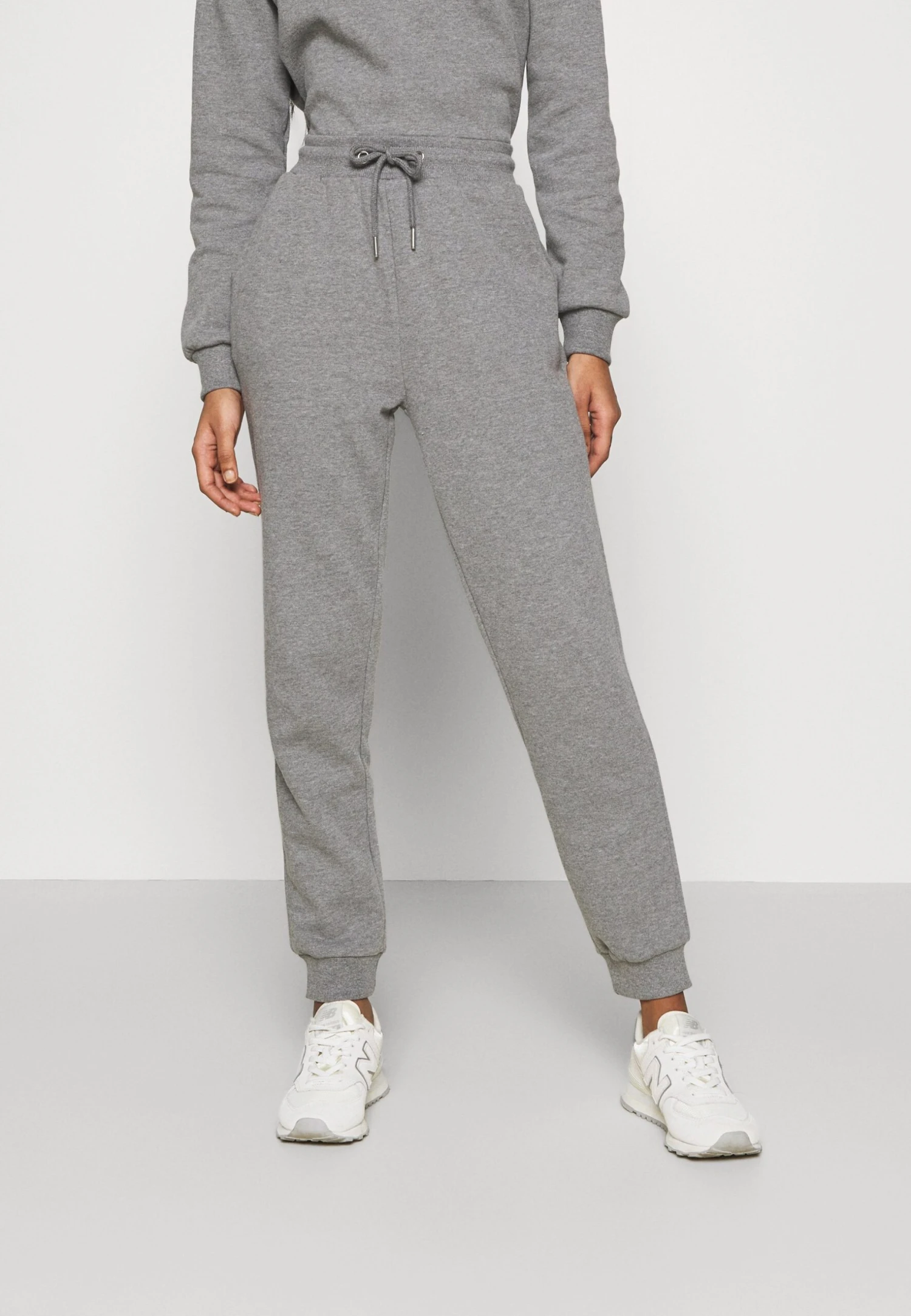 Even&Odd Off Shoulder&Jogger Set - Sudadera - Mottled Grey - Imagen 3