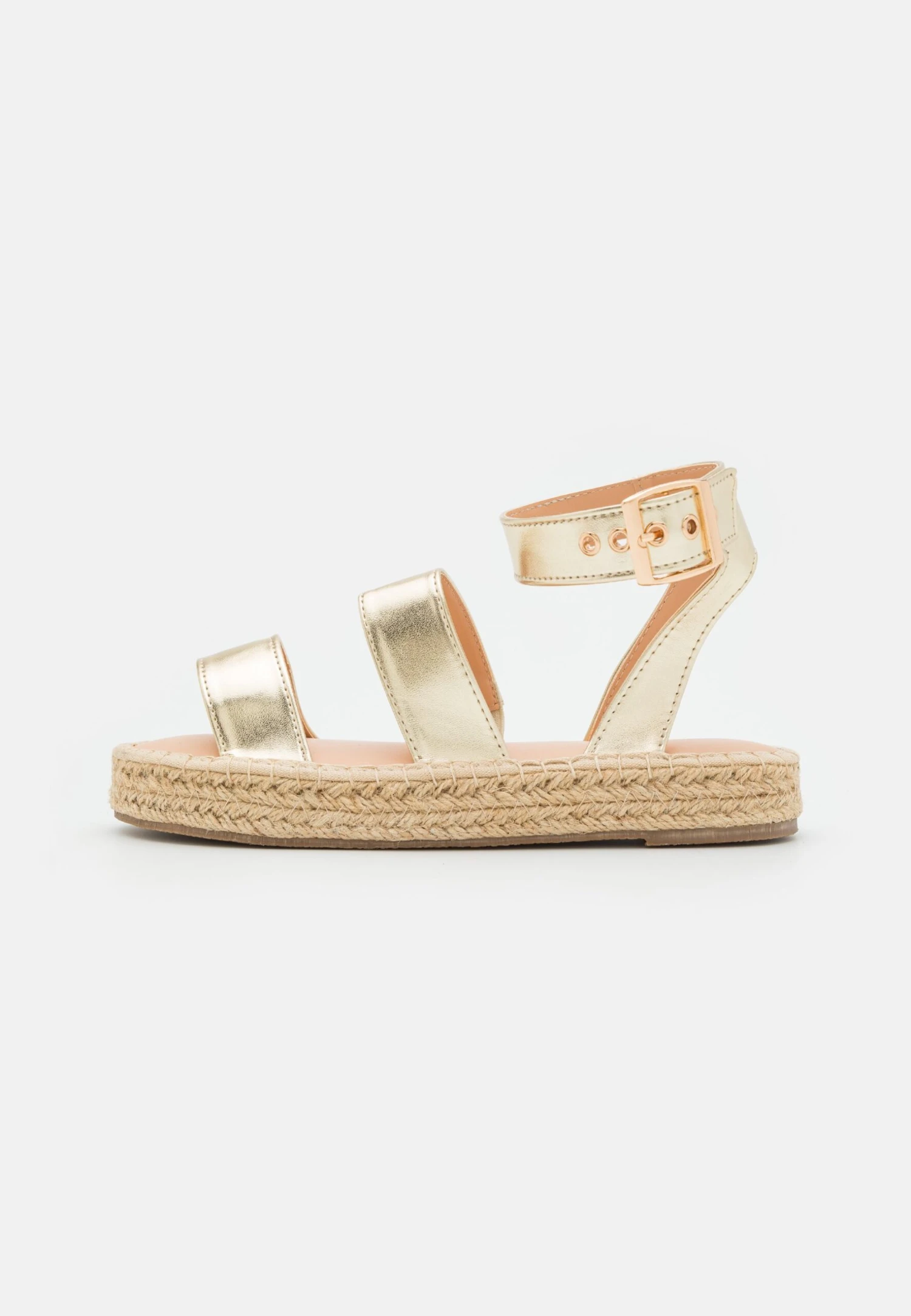 Sandalias Con Plataforma - Gold - Imagen 2