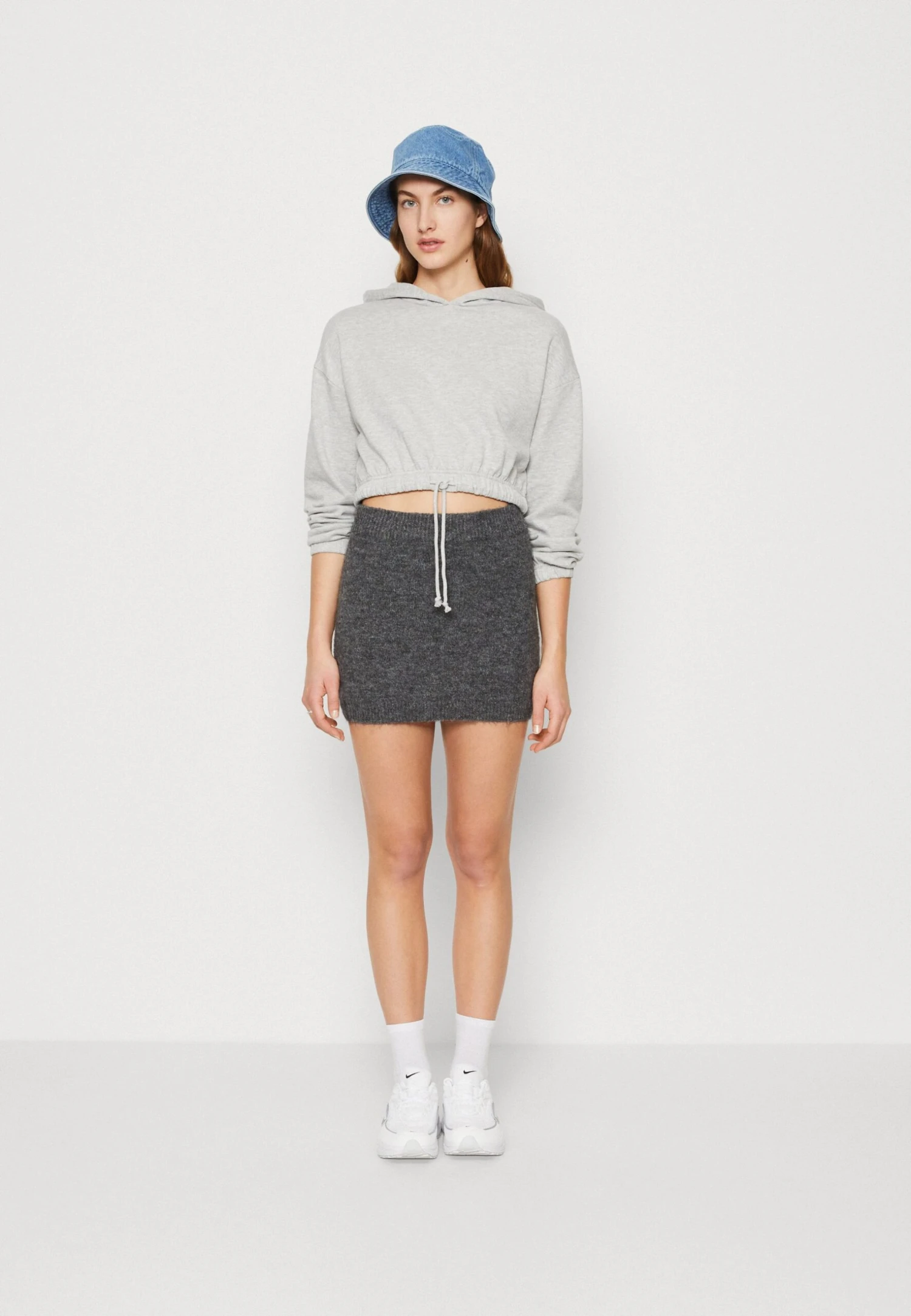 Even&Odd Jersey Con Capucha - Mottled Light Grey - Imagen 2