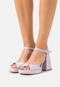 Sandalias Con Plataforma - Lilac