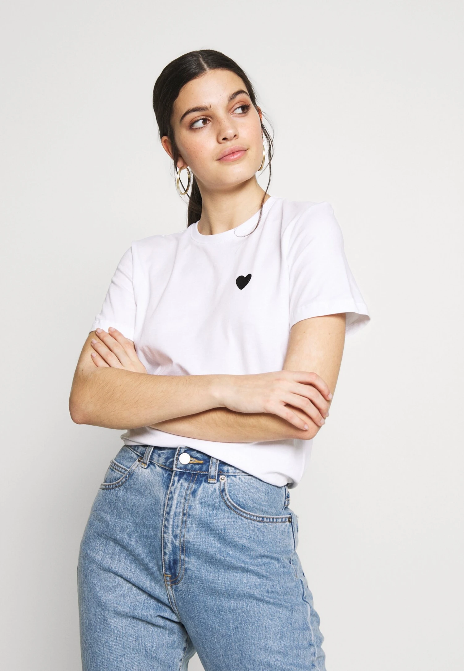 Even&Odd 2Pack - Camiseta Básica - White/Black - Imagen 3