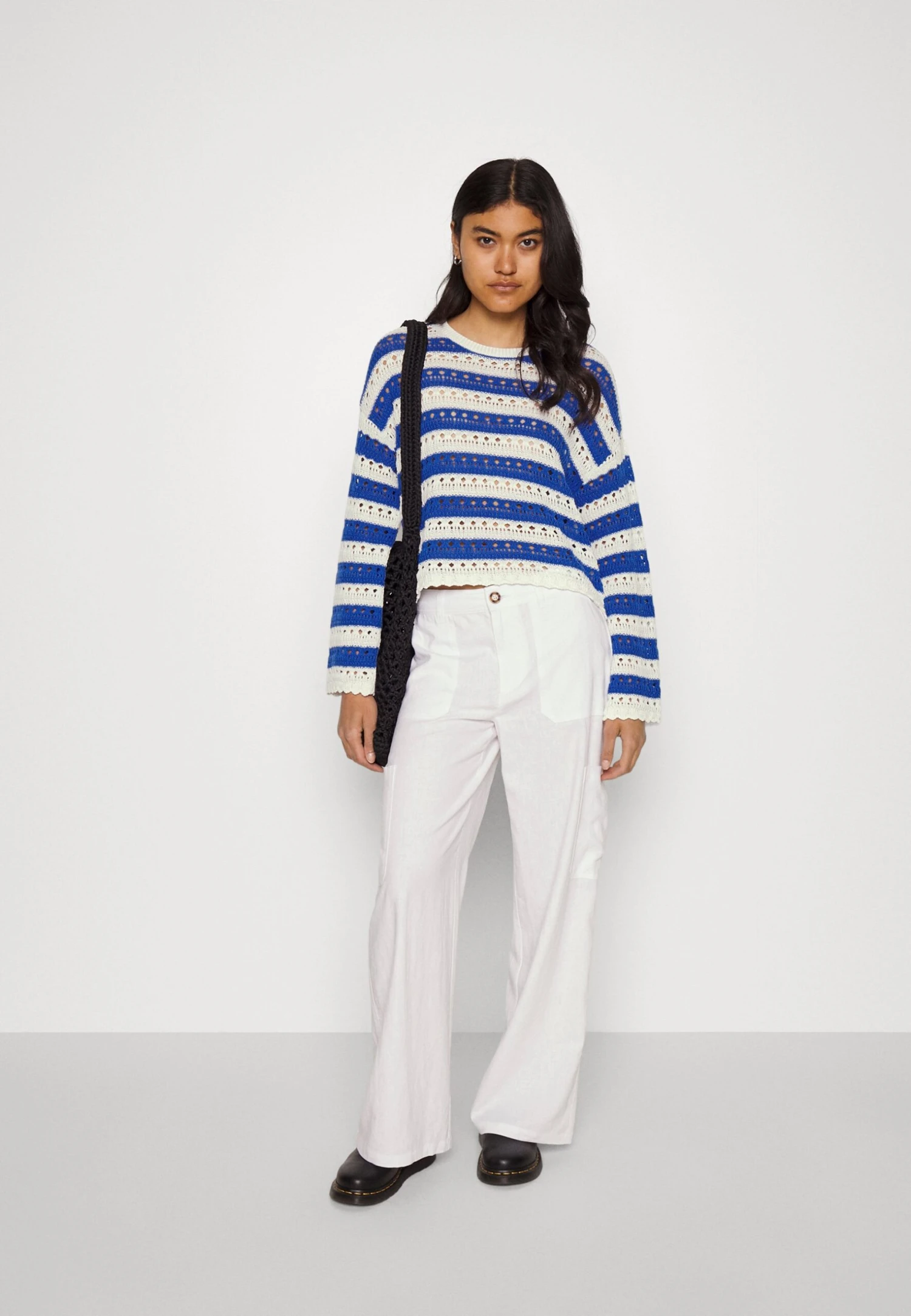 Even&Odd Jersey De Punto - White/Blue - Imagen 2