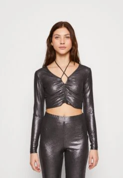 Even&Odd Camiseta De Manga Larga - Black/Silver