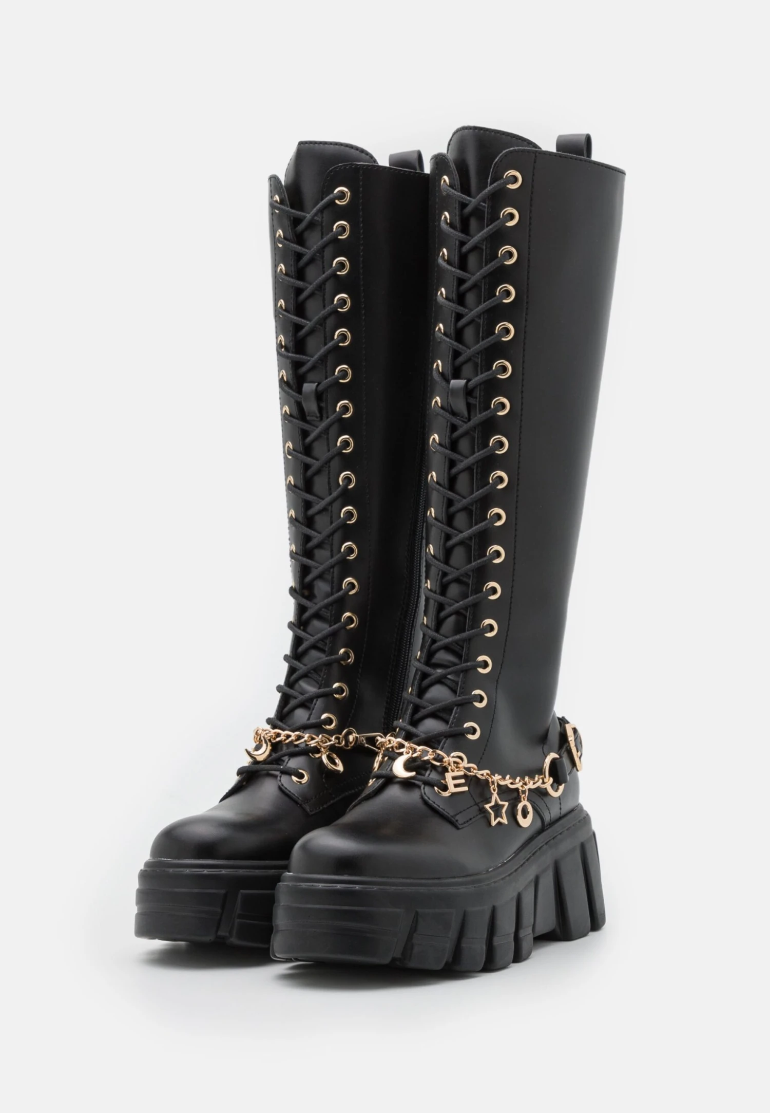 Even&Odd Botas Con Cordones - Black - Imagen 3