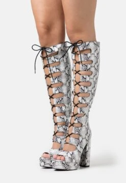 Even&Odd Botas Con Plataforma - White