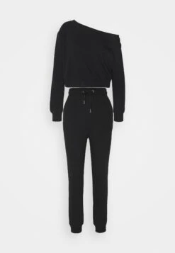 Even&Odd Off Shoulder&Jogger Set - Sudadera - Black