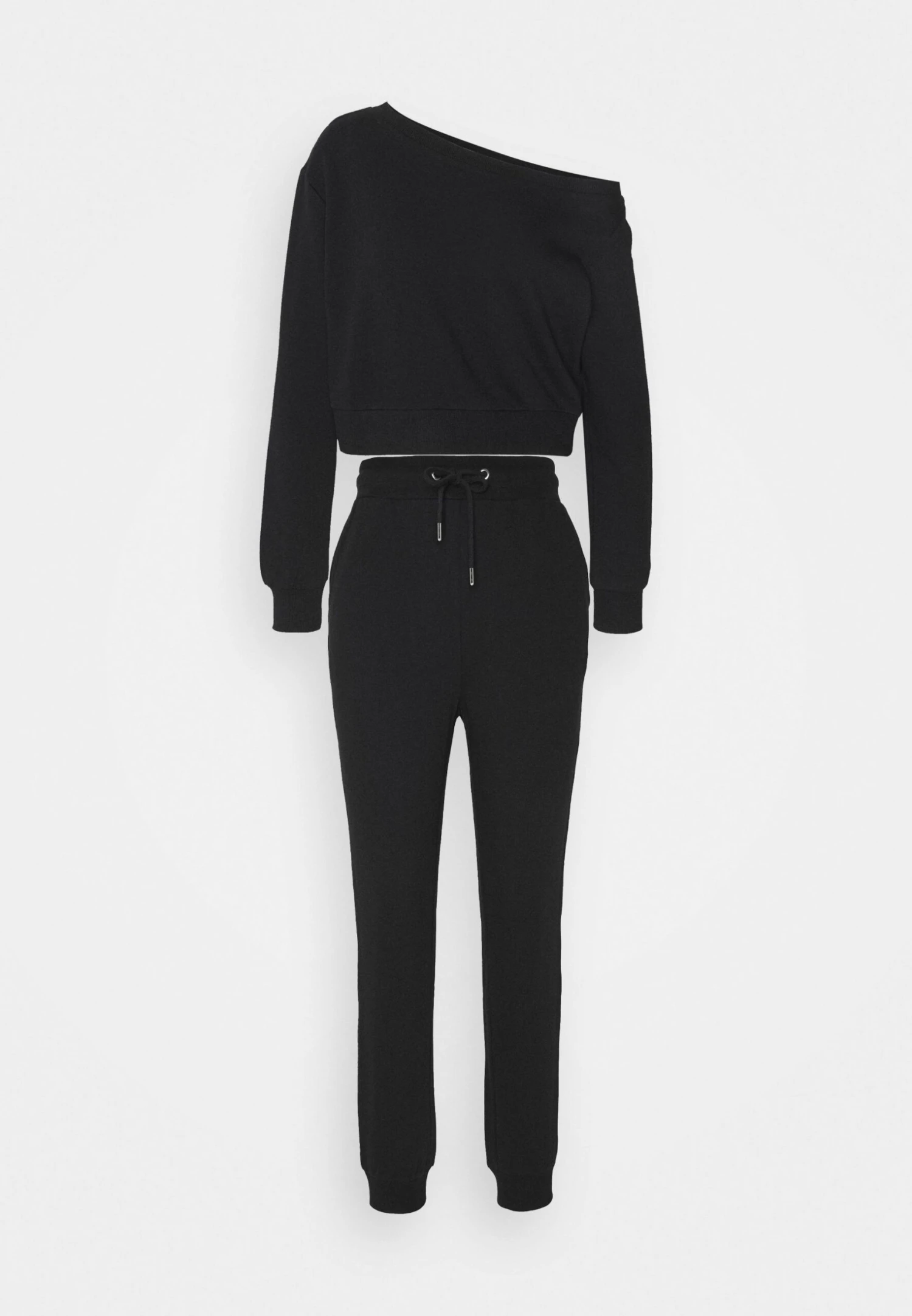 Even&Odd Off Shoulder&Jogger Set - Sudadera - Black