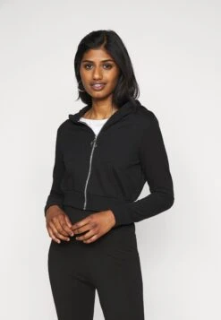 Sudadera Con Cremallera - Black