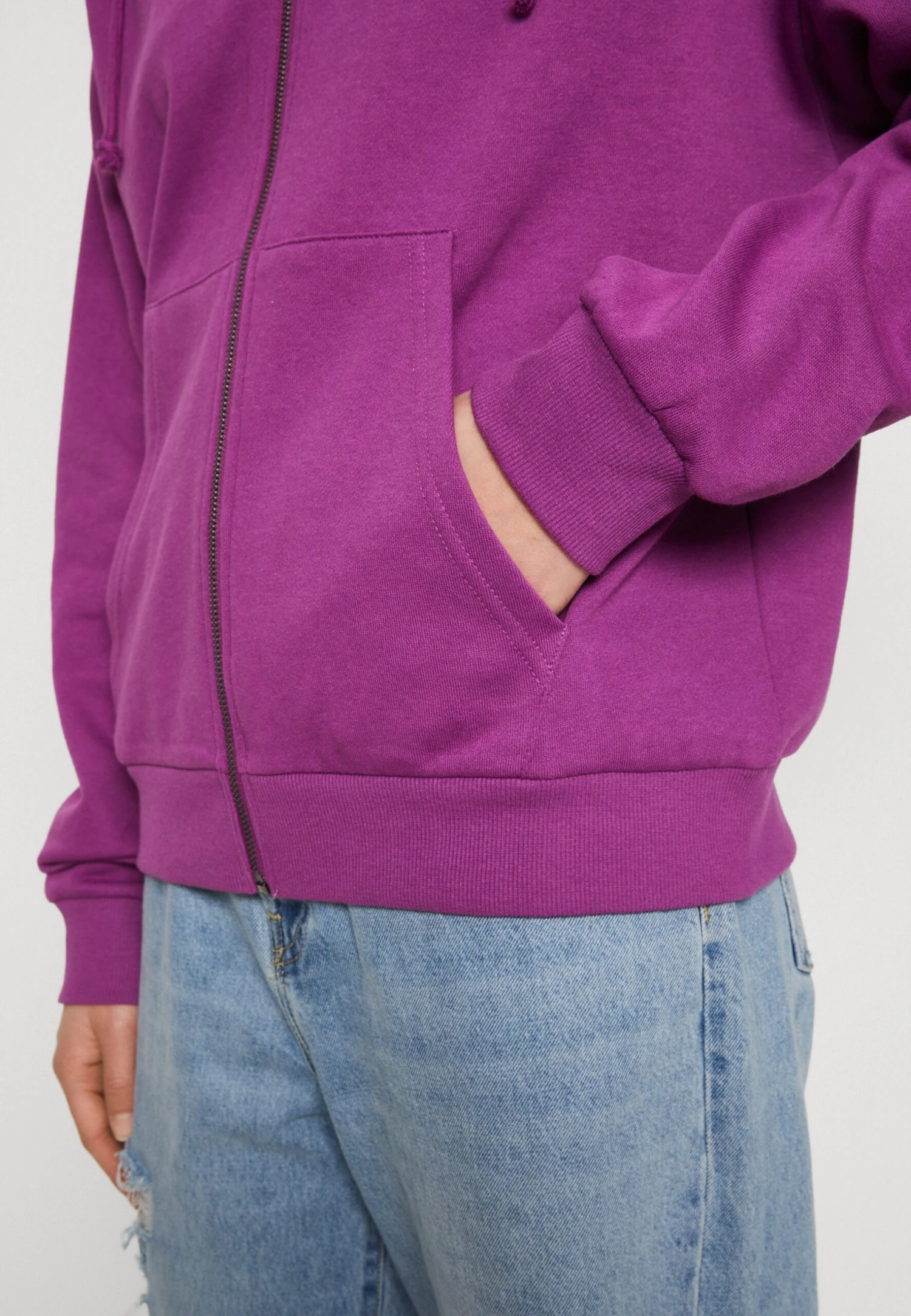 Even&Odd Sudadera Con Cremallera - Purple - Imagen 6