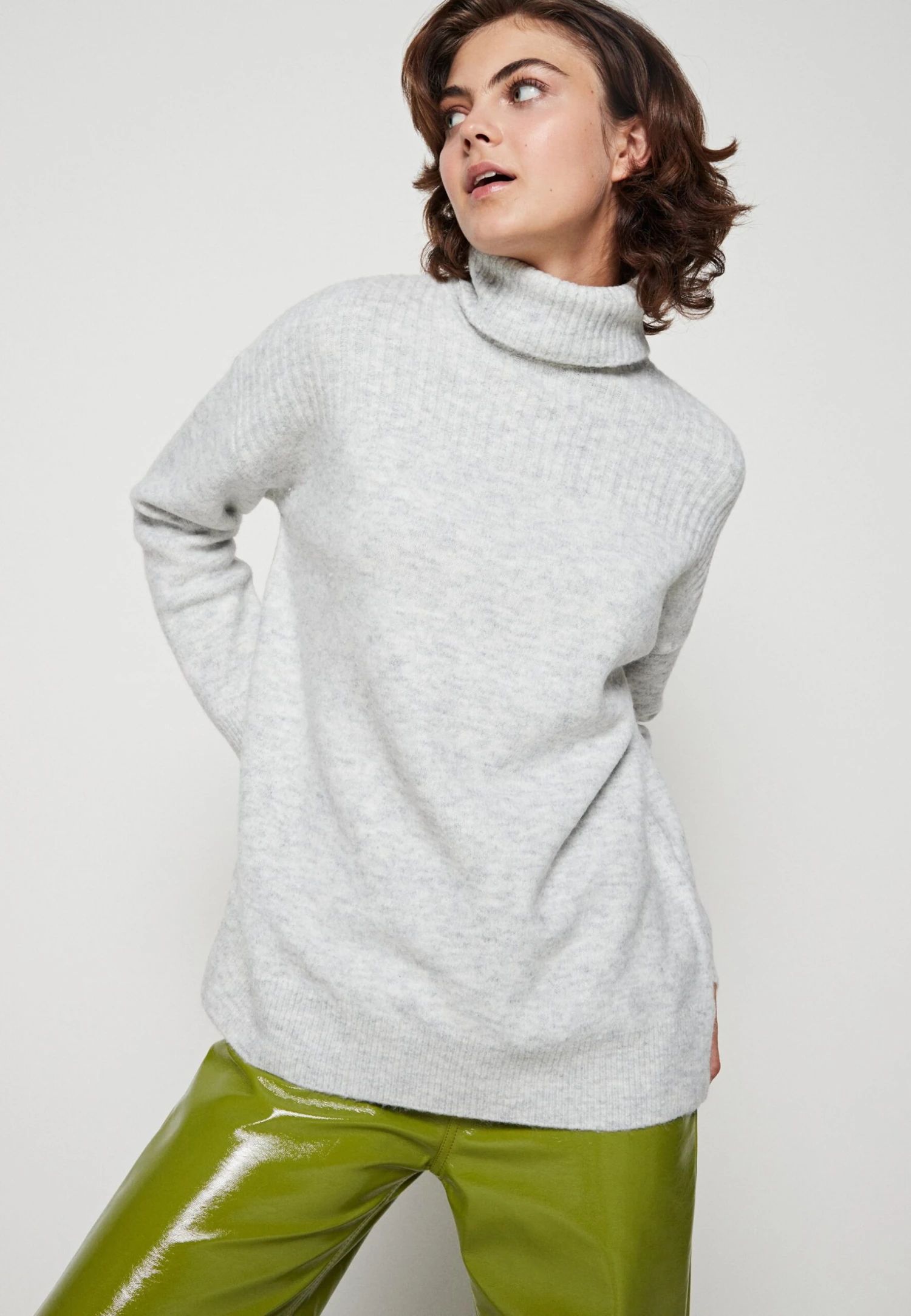 Even&Odd Jersey De Punto - Mottled Light Grey - Imagen 4