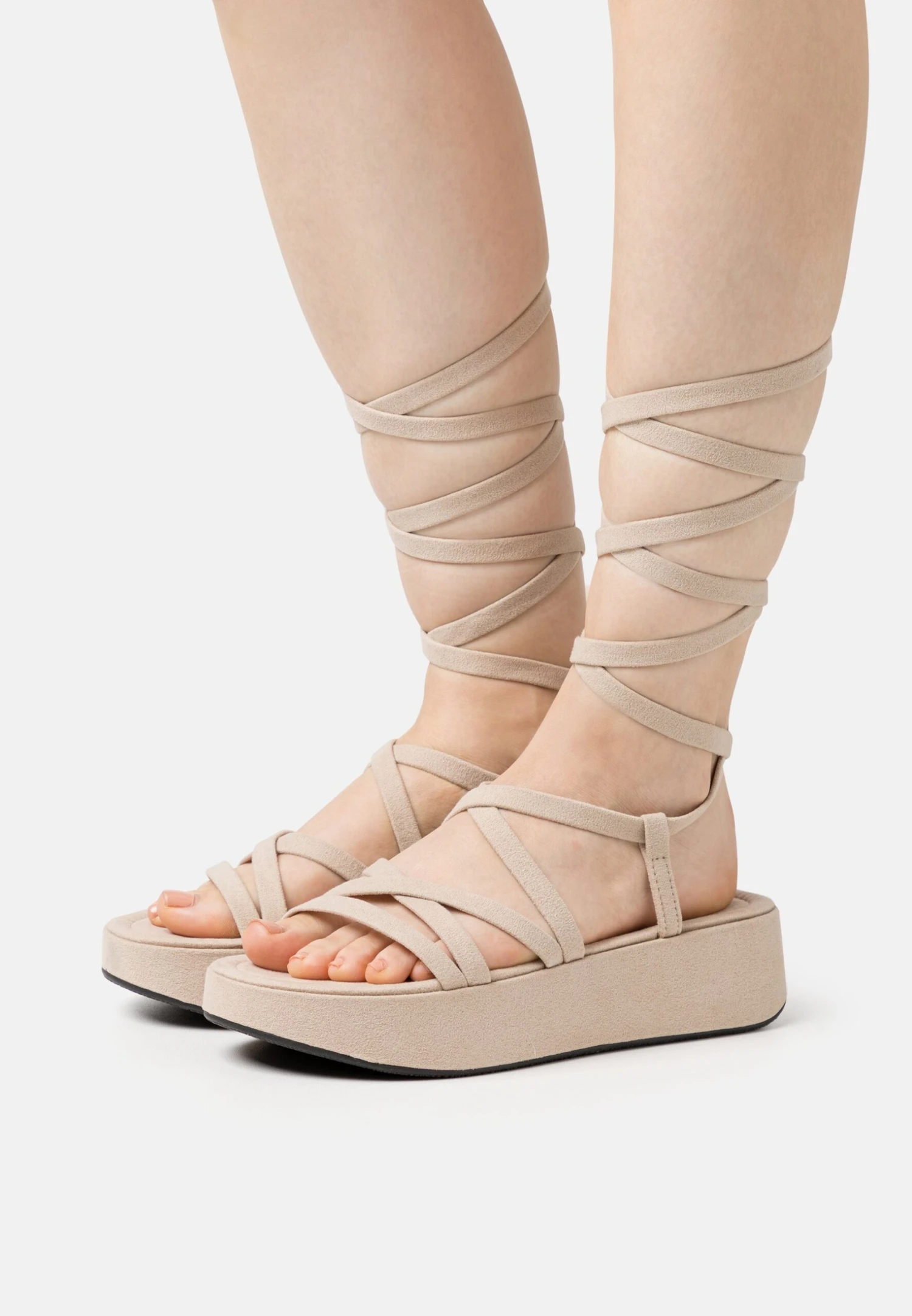 Even&Odd Sandalias Con Plataforma - Beige