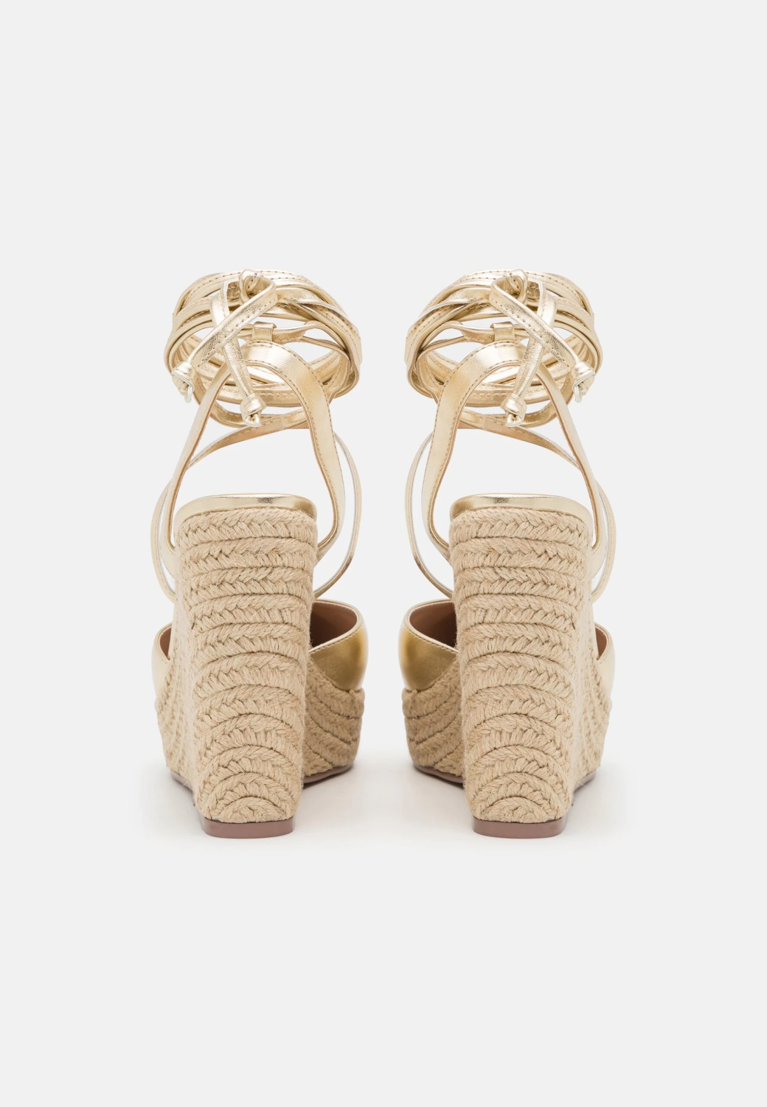Sandalias Con Plataforma - Gold - Imagen 4