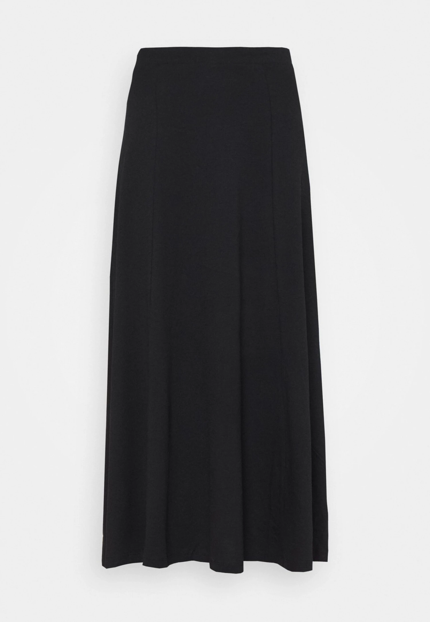 Even&Odd Basic Maxi Skirt - Falda Acampanada - Black - Imagen 4