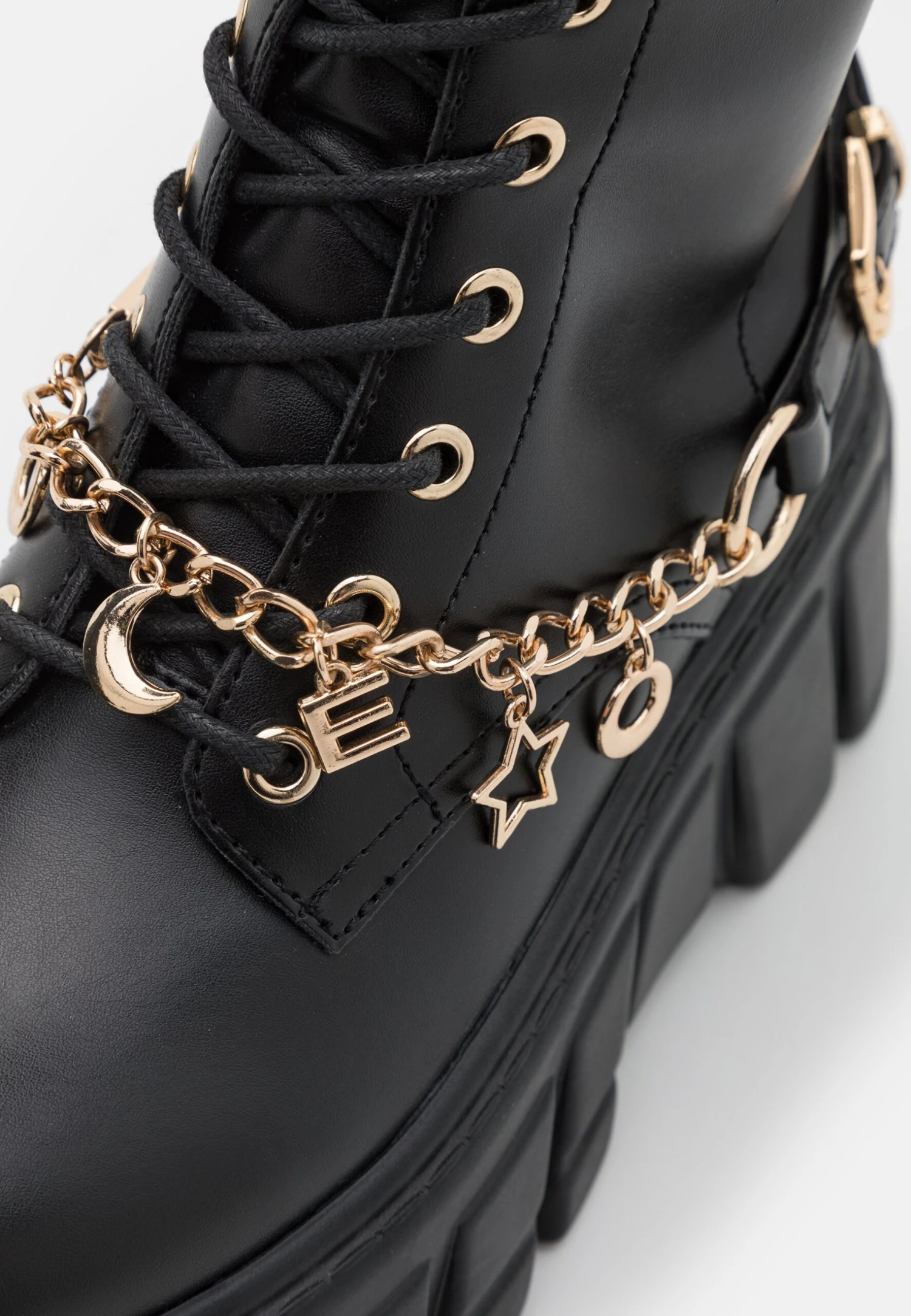 Even&Odd Botas Con Cordones - Black - Imagen 6