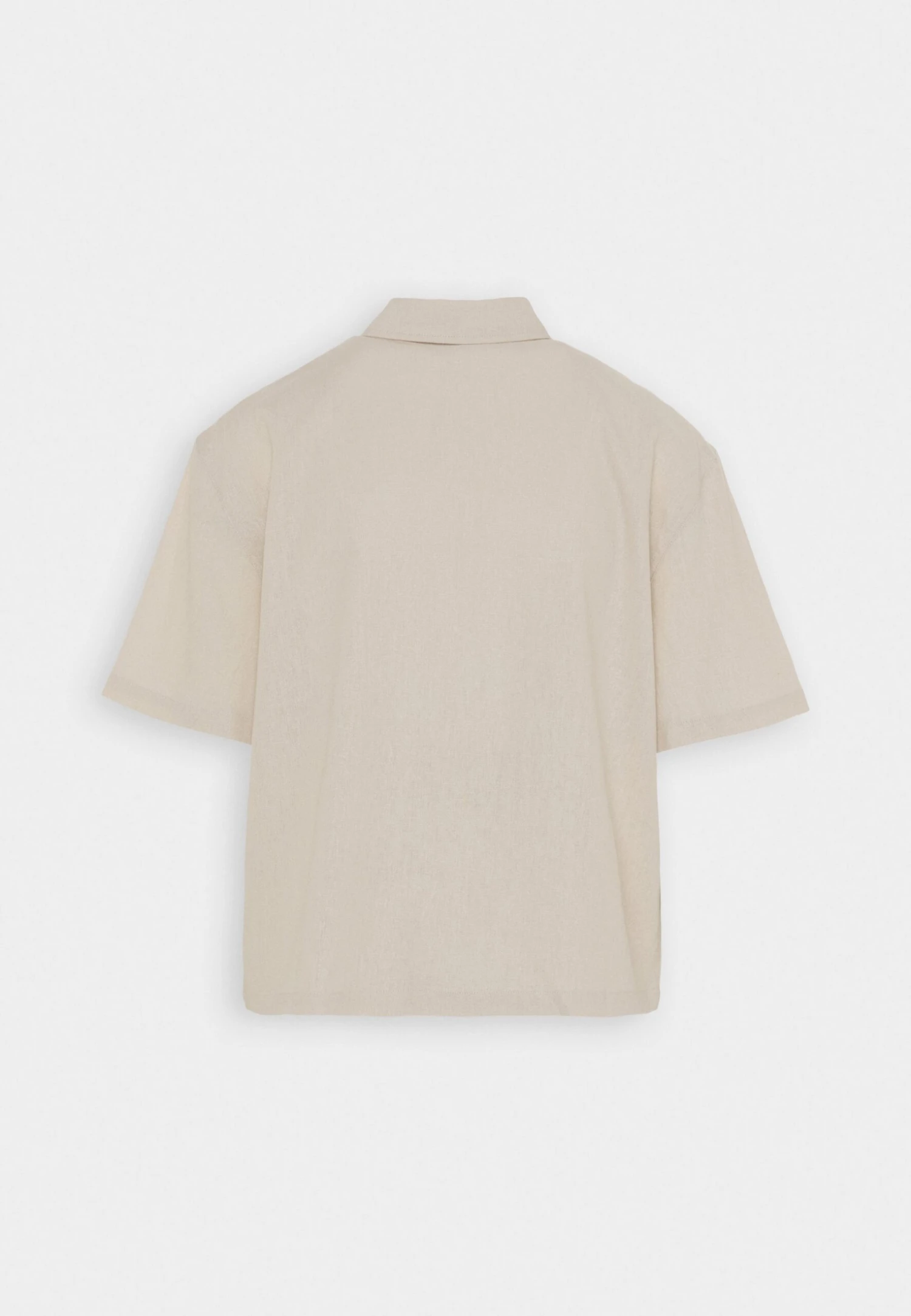 Even&Odd Linen-Mix Button Down Blouse - Camisa - Beige - Imagen 6