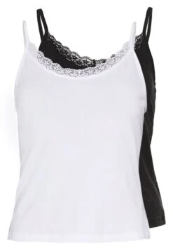 2 Pack - Top - White/Black