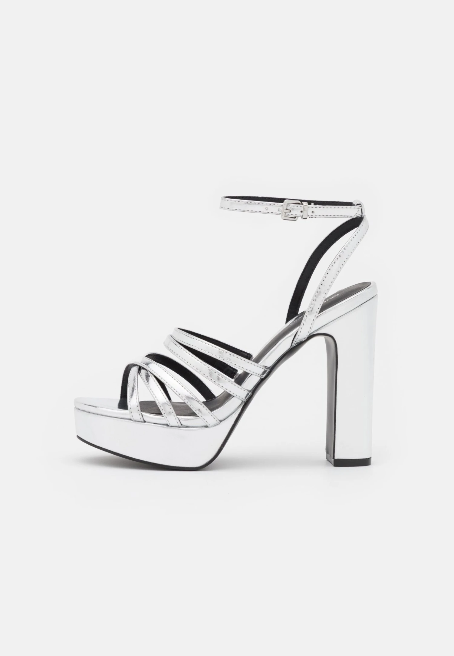 Sandalias Con Plataforma - Silver - Imagen 2
