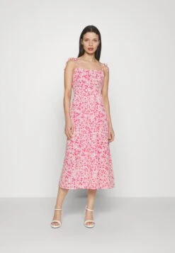 Vestido Informal - White/Red