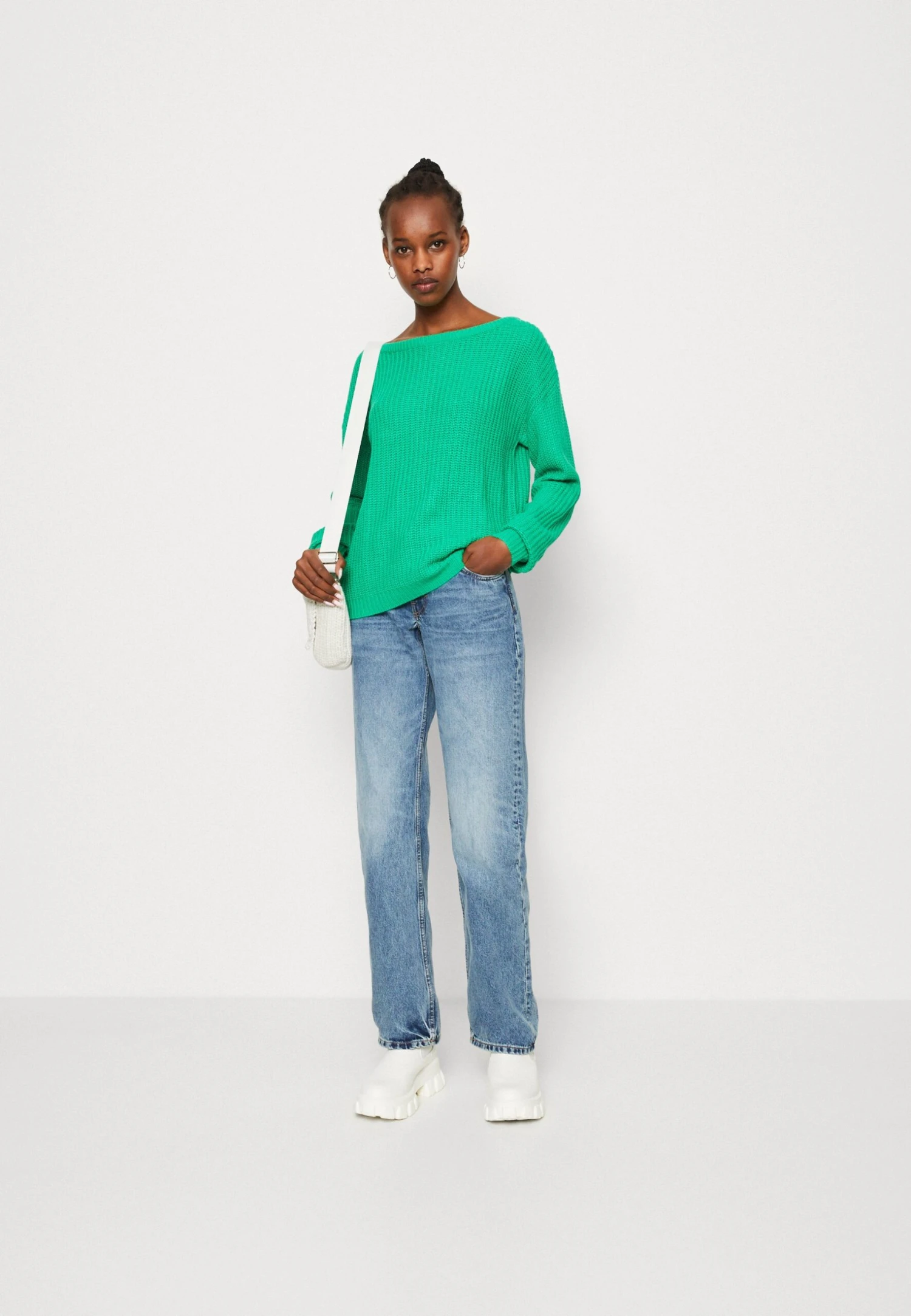 Even&Odd Jersey De Punto - Green - Imagen 2