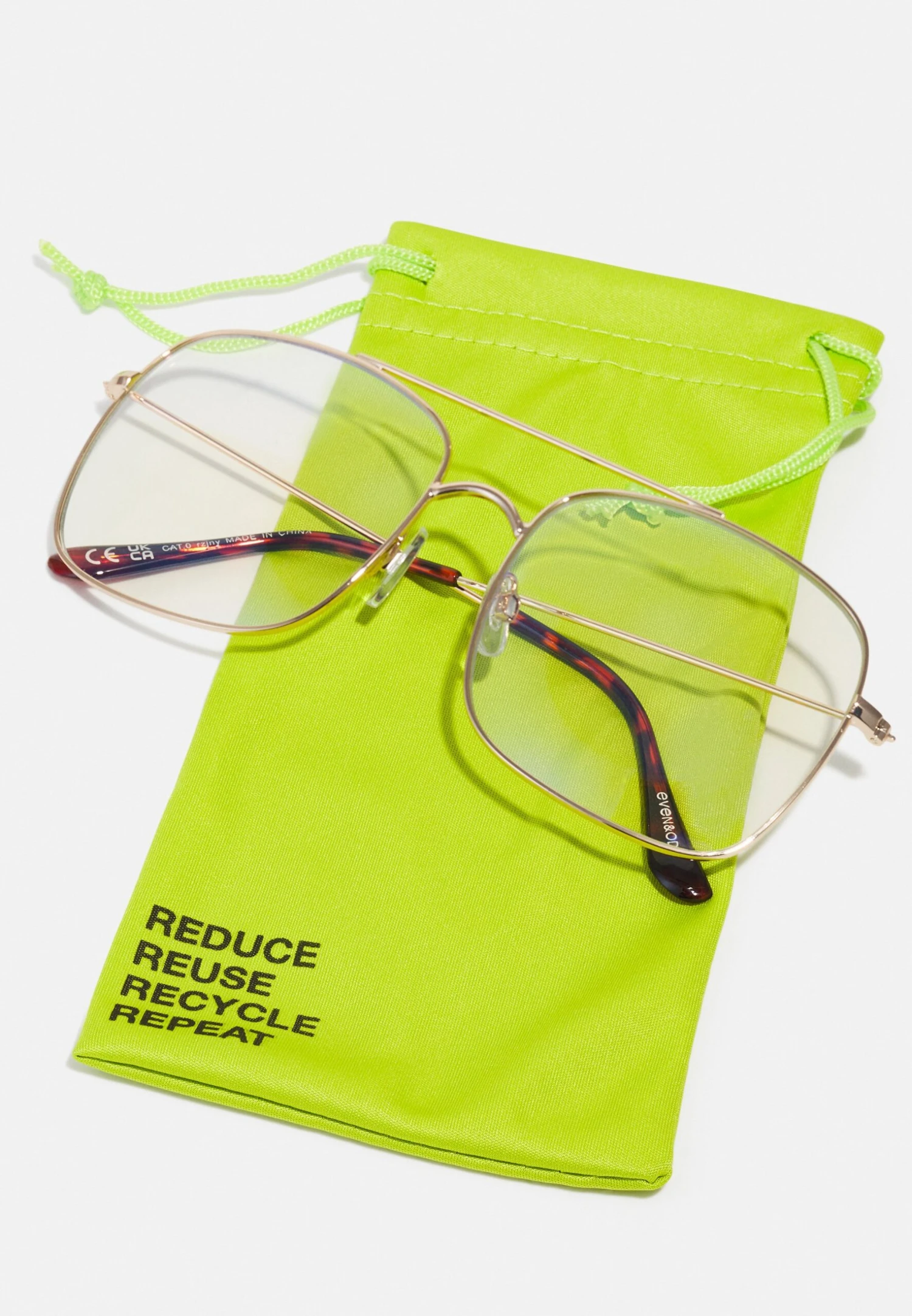 Even&Odd Unisex - Gafas Con Filtro De Luz Azul - Gold-Coloured - Imagen 3