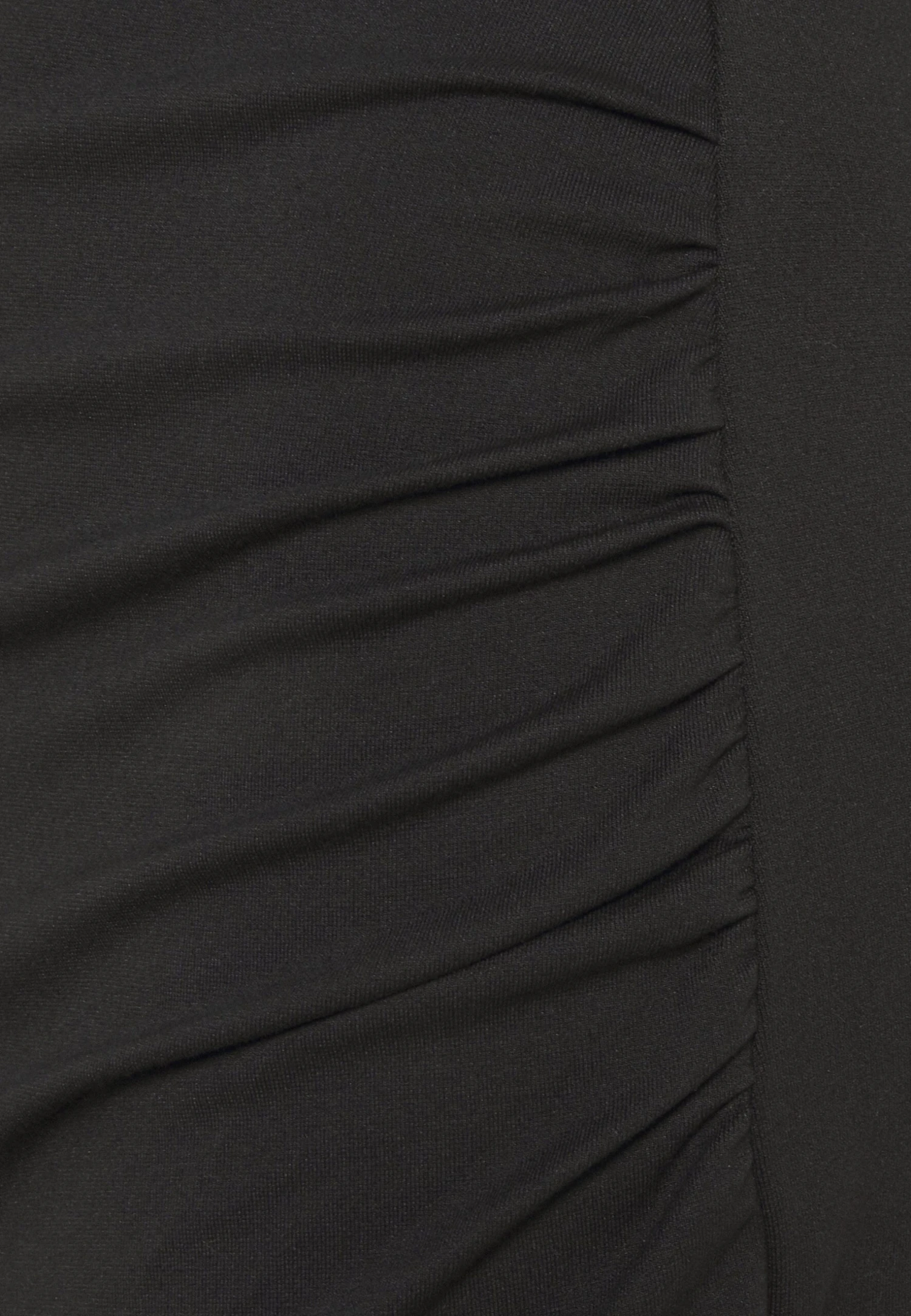 Even&Odd Asymetric Overlap Wrap Mini High Waisted Skirt - Falda De Tubo - Black - Imagen 6