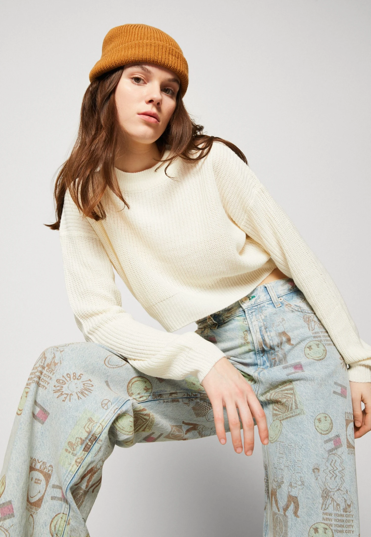 Even&Odd Jersey De Punto - Offwhite - Imagen 4