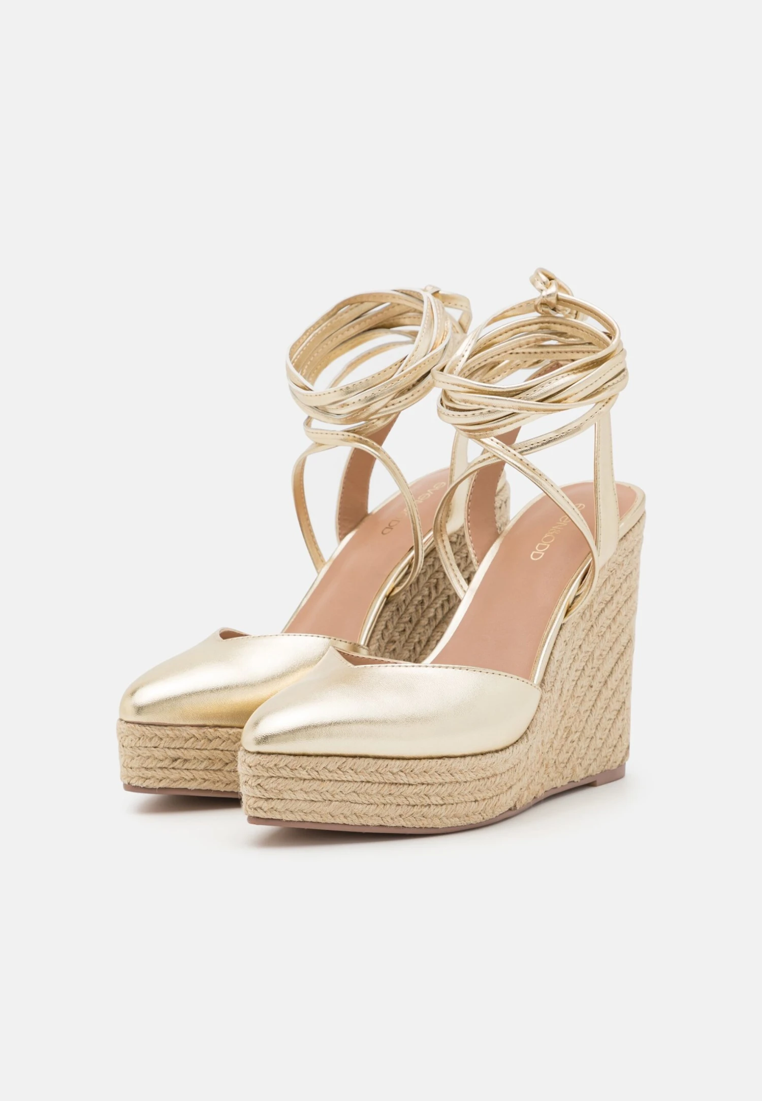 Sandalias Con Plataforma - Gold - Imagen 3