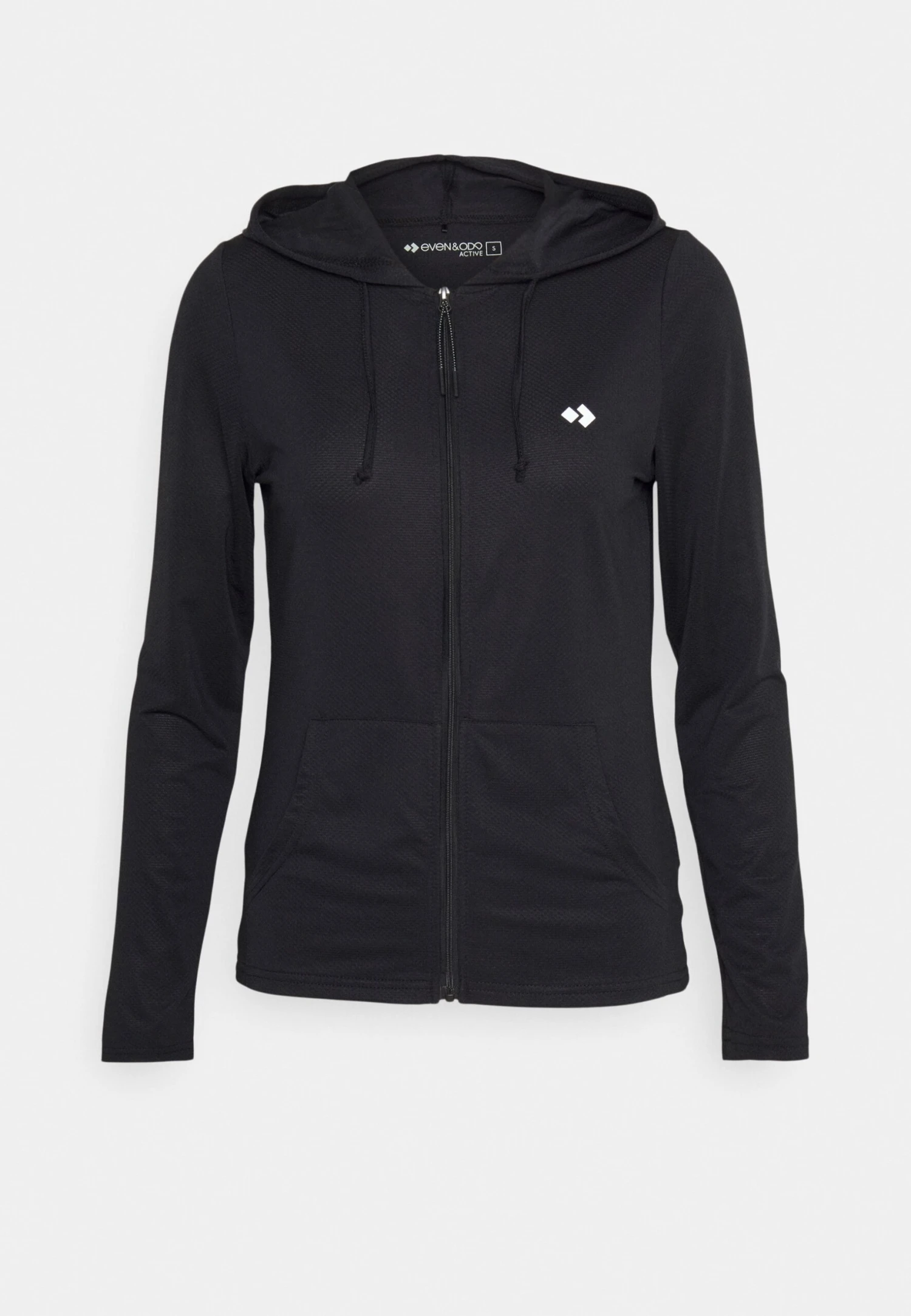 Breathable Zip-Up Hoodie - Sudadera Con Cremallera - Black - Imagen 4