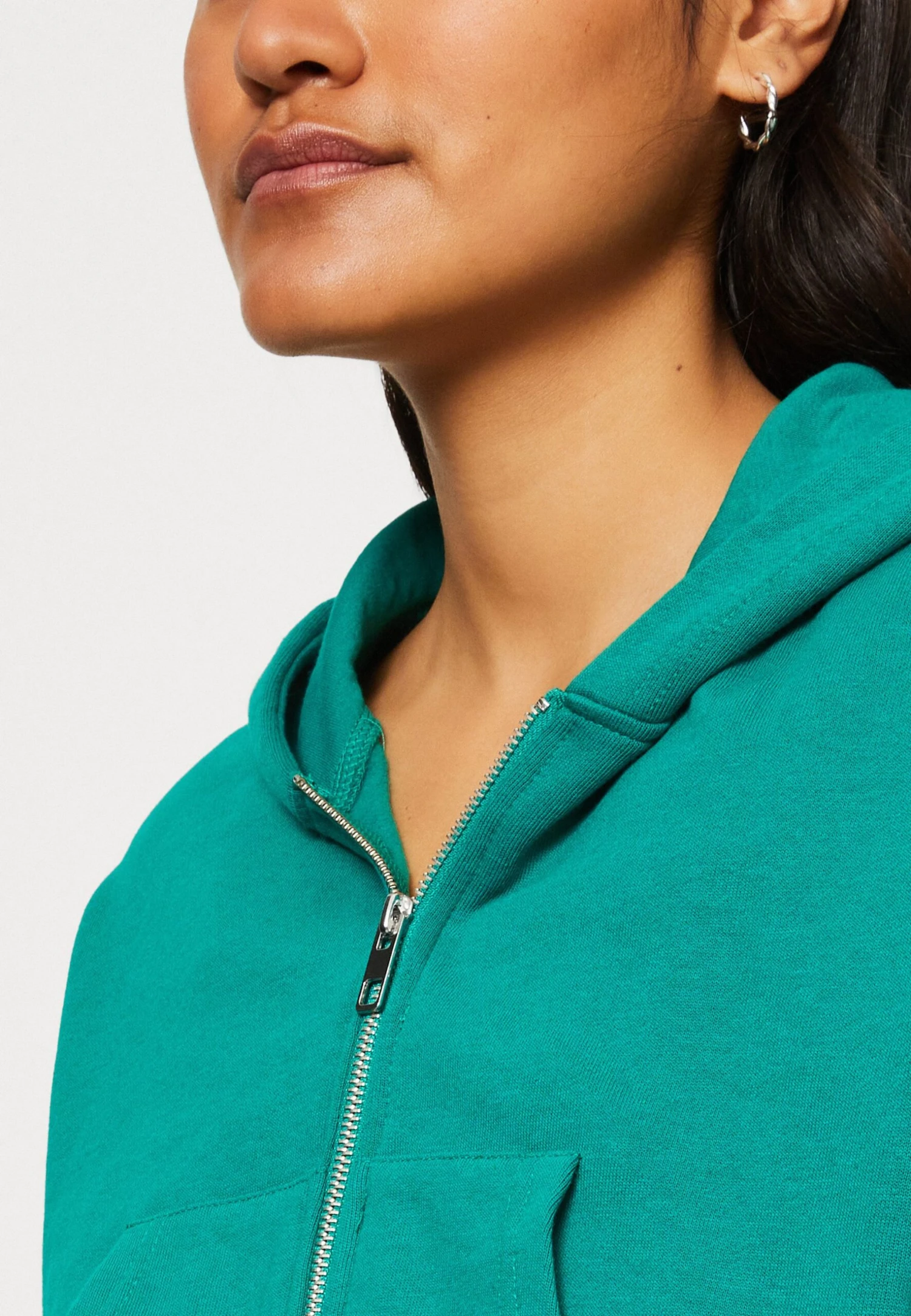 Even&Odd Sudadera Con Cremallera - Green - Imagen 6