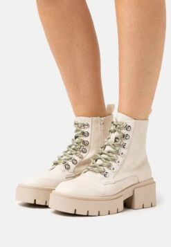 Even&Odd Winter Boot - Botines Con Cordones - Beige