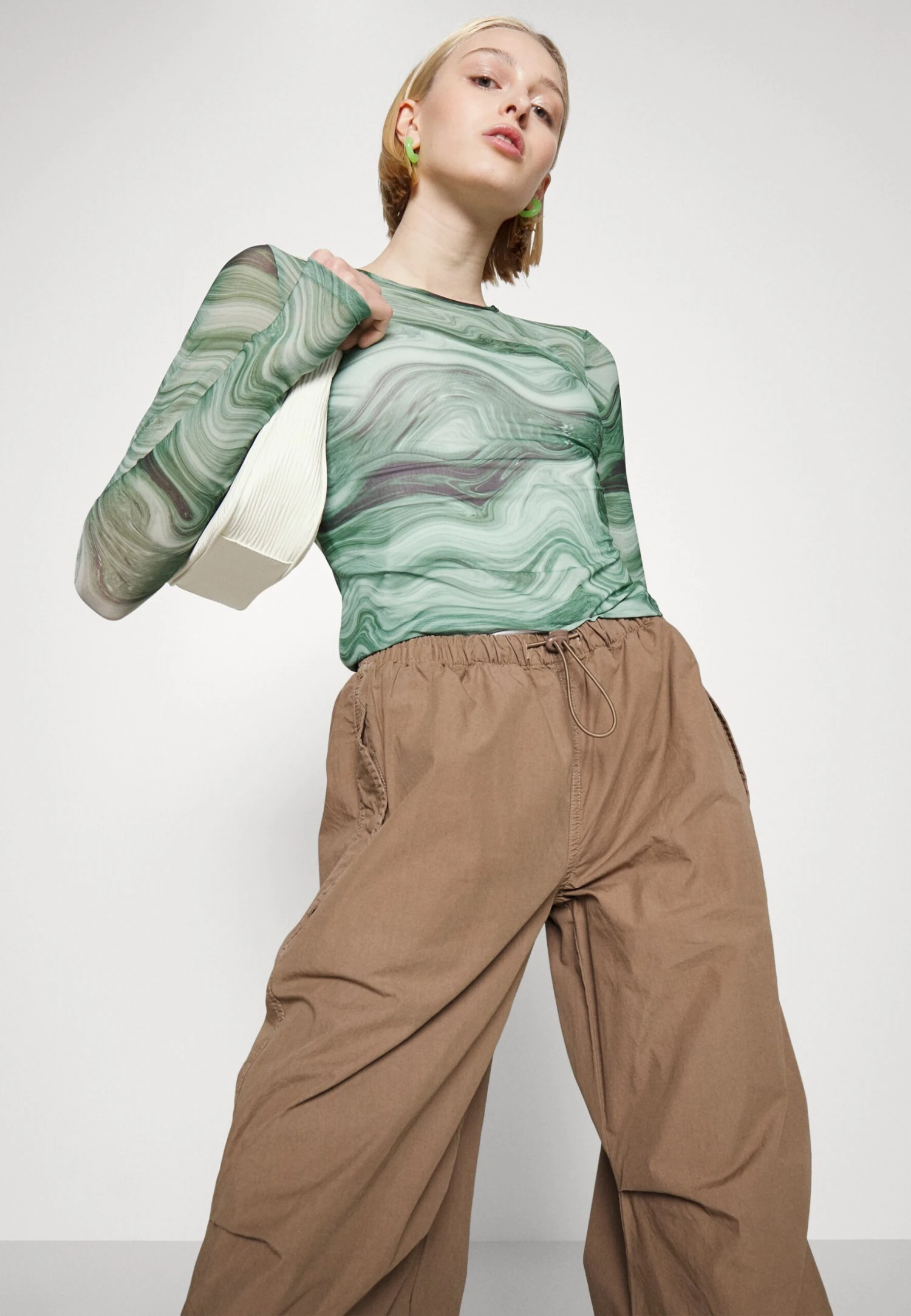 Even&Odd Pantalones - Brown - Imagen 4