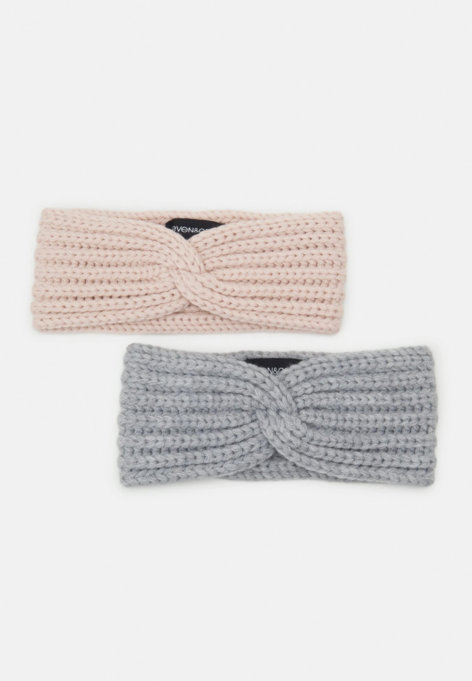 Even&Odd 2 Pack - Orejeras - Pink/Grey