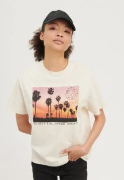 Even&Odd Camiseta Estampada - Off-White