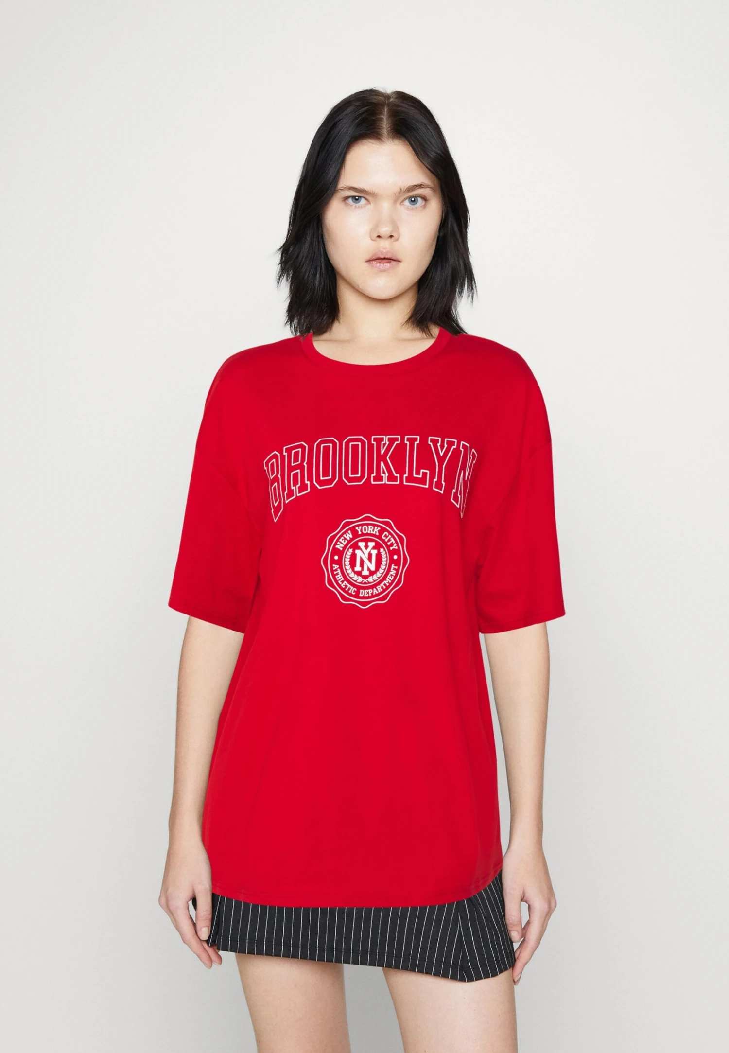 Even&Odd Camiseta Estampada - Dark Red