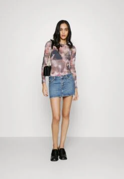 Even&Odd 2In1 - Camiseta Estampada - Black/Multi-Coloured